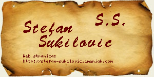 Stefan Šukilović vizit kartica